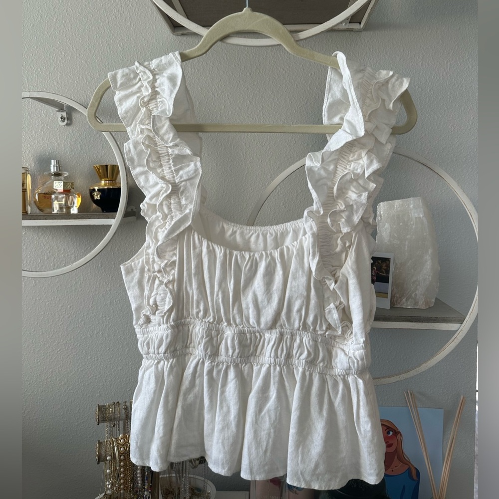 Abercrombie Frilly Tank Top